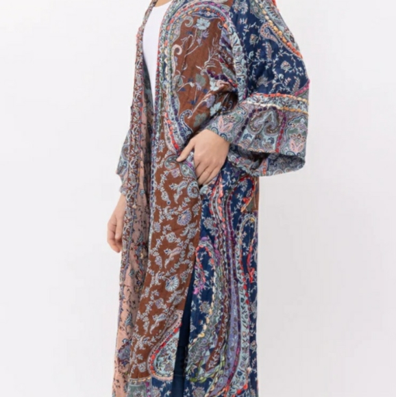 RAJ-MURIEL Thick Knit Emb. Kimono-OS-NWT - Picture 11 of 12